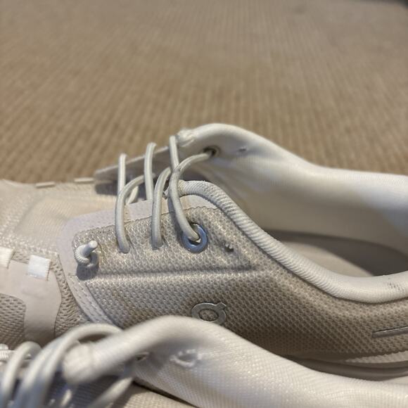 On Cloud Shoes Cloud 5 Women's Running Sneakers: All White 7.5 Medium US - Picture 9 of 13